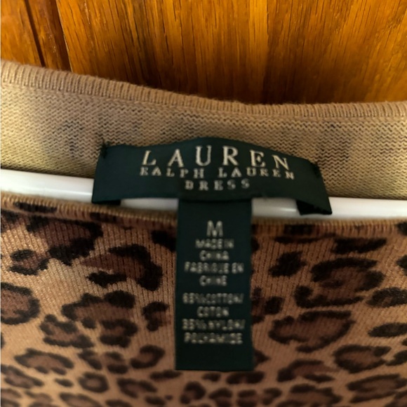 Lauren Knit Leopard Dress Medium - Picture 3 of 4